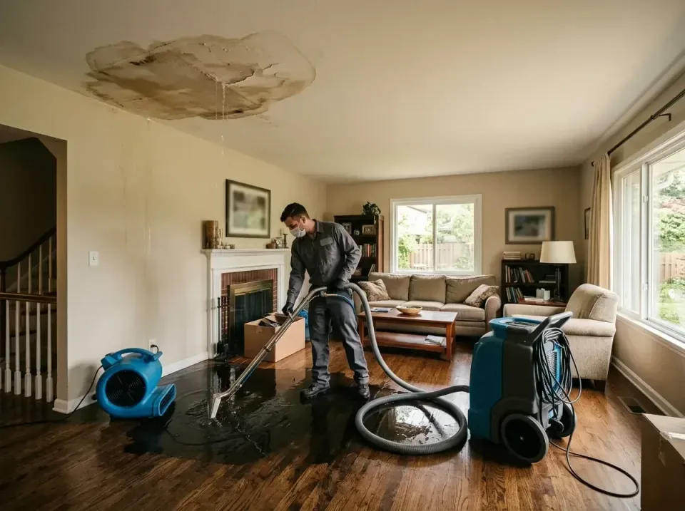 attic-pipe-burst-ceiling-drip-008 — frequently asked questions, Water Damage Restoration & Carpet Care in Foley, MN